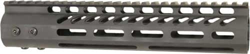 Guntec 10-Inch M-LOK Ultralight AR Handguard with Barrel Nut Black