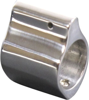 Guntec Low Profile .750 Dia Polished Stainless Gas Block AR-15