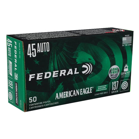 American Eagle .45 ACP/Auto AE45LF1 Indoor Range Training Lead-Free IRT 137 Grain